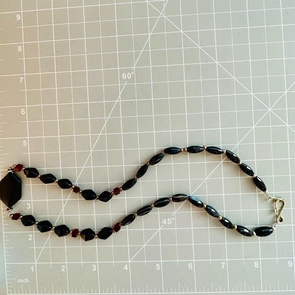 Vintage Semiprecious stone Necklace - Picture 15 of 16